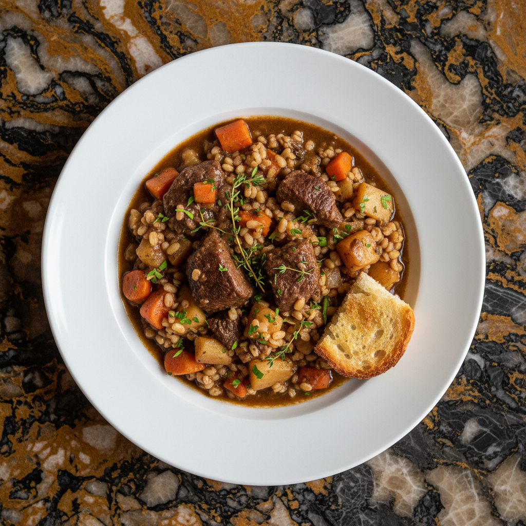 Alberta Beef and Barley Stew