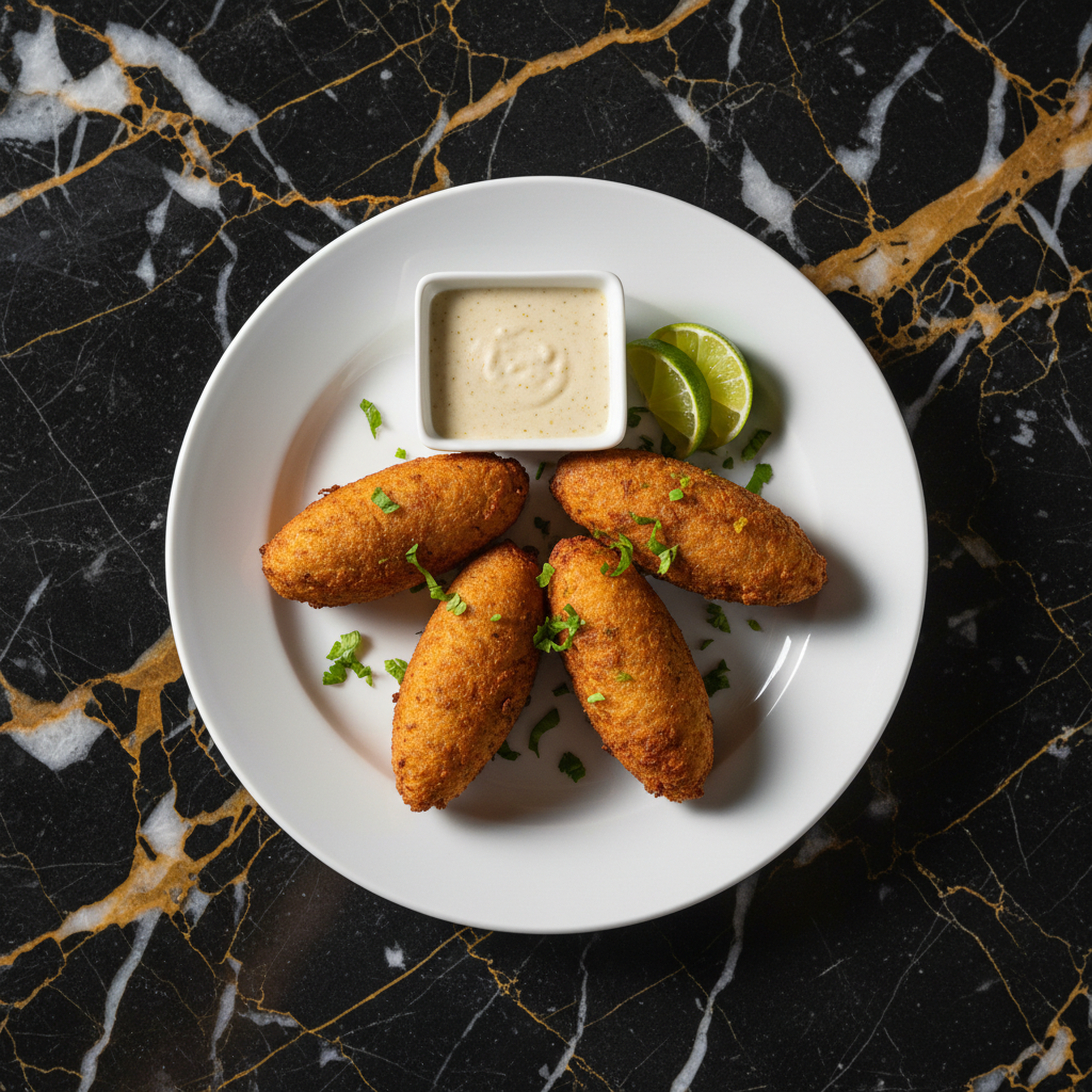 Alcapurrias de Yautía y Carne