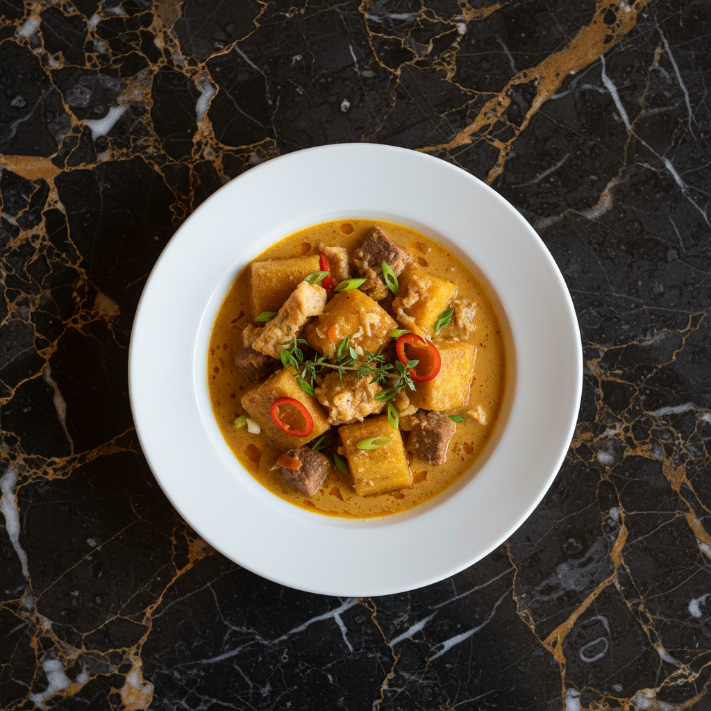 Antiguan Breadfruit Oil Down