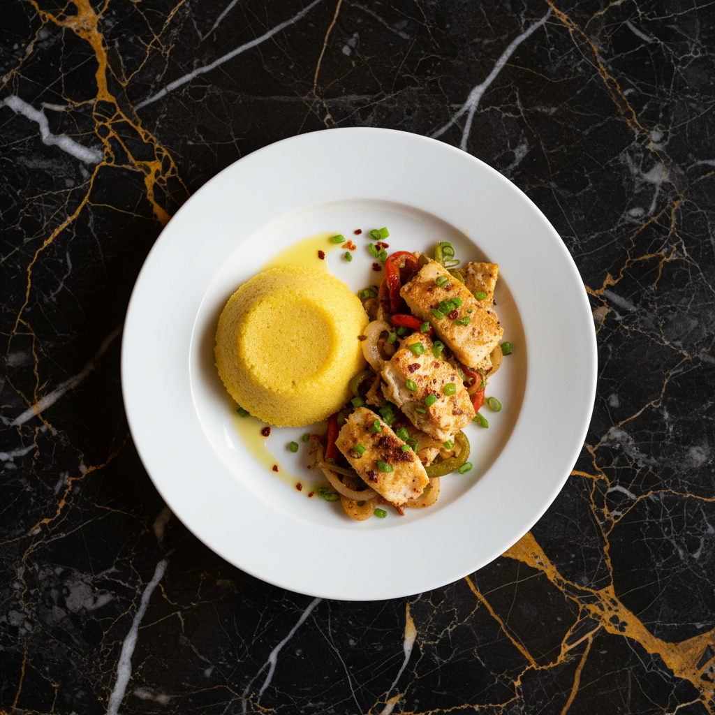 Antiguan Fungee and Saltfish