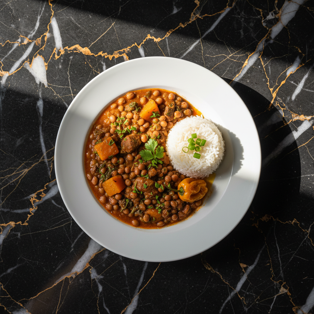 Antiguan Stewed Pigeon Peas