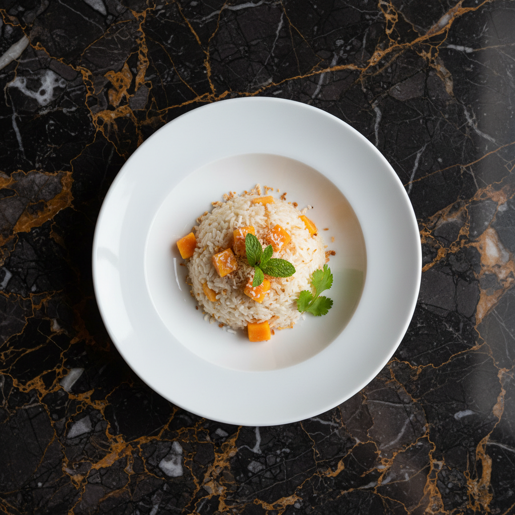 Arroz de Coco e Papaia