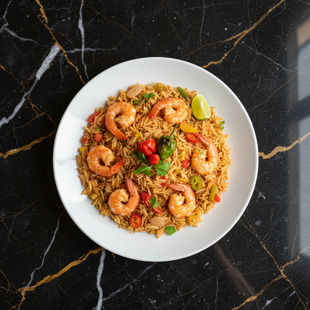 Arroz de Gamba com Legumes