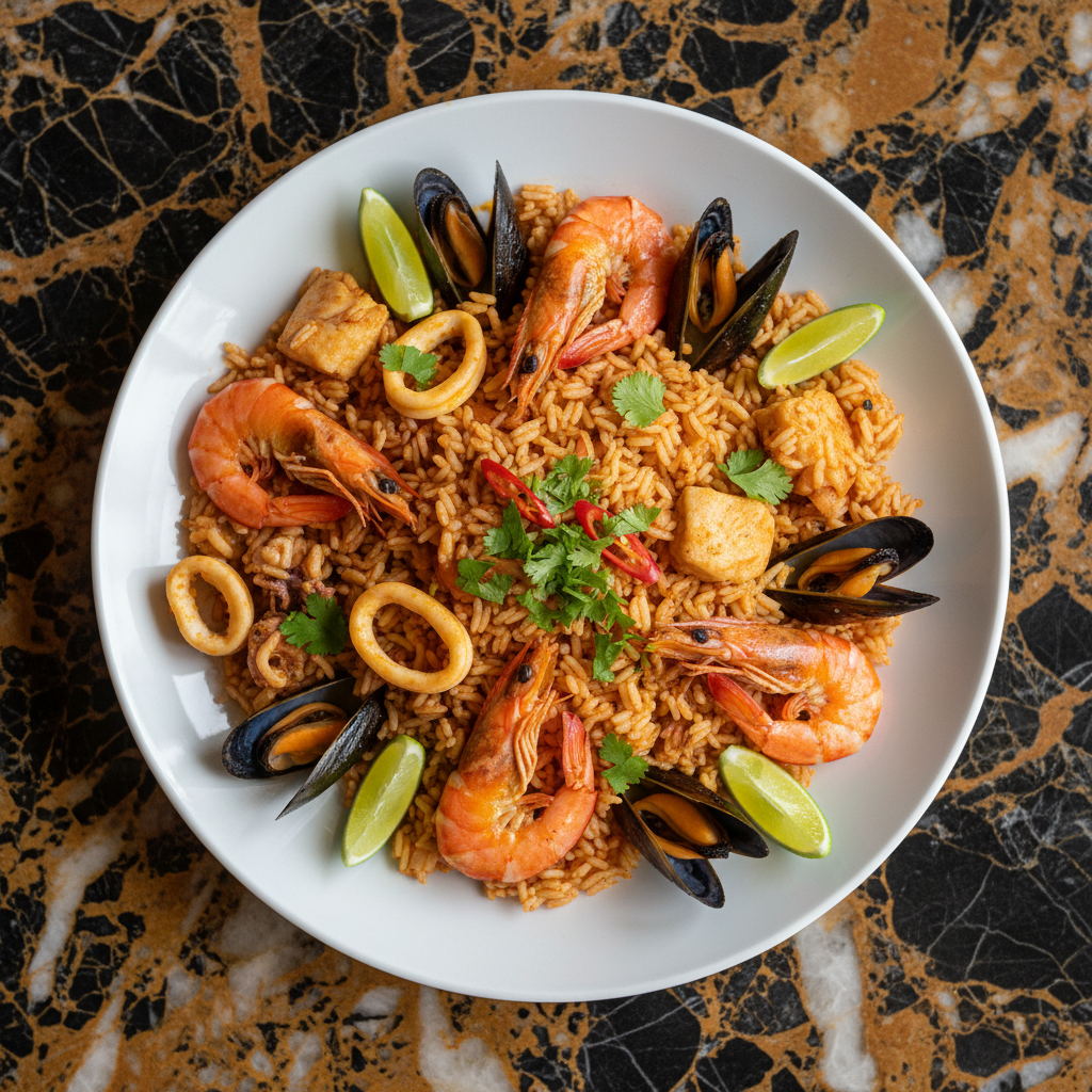 Arroz de Marisco Moรงambicano