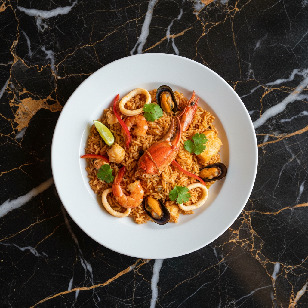 Arroz de Marisco Santomense