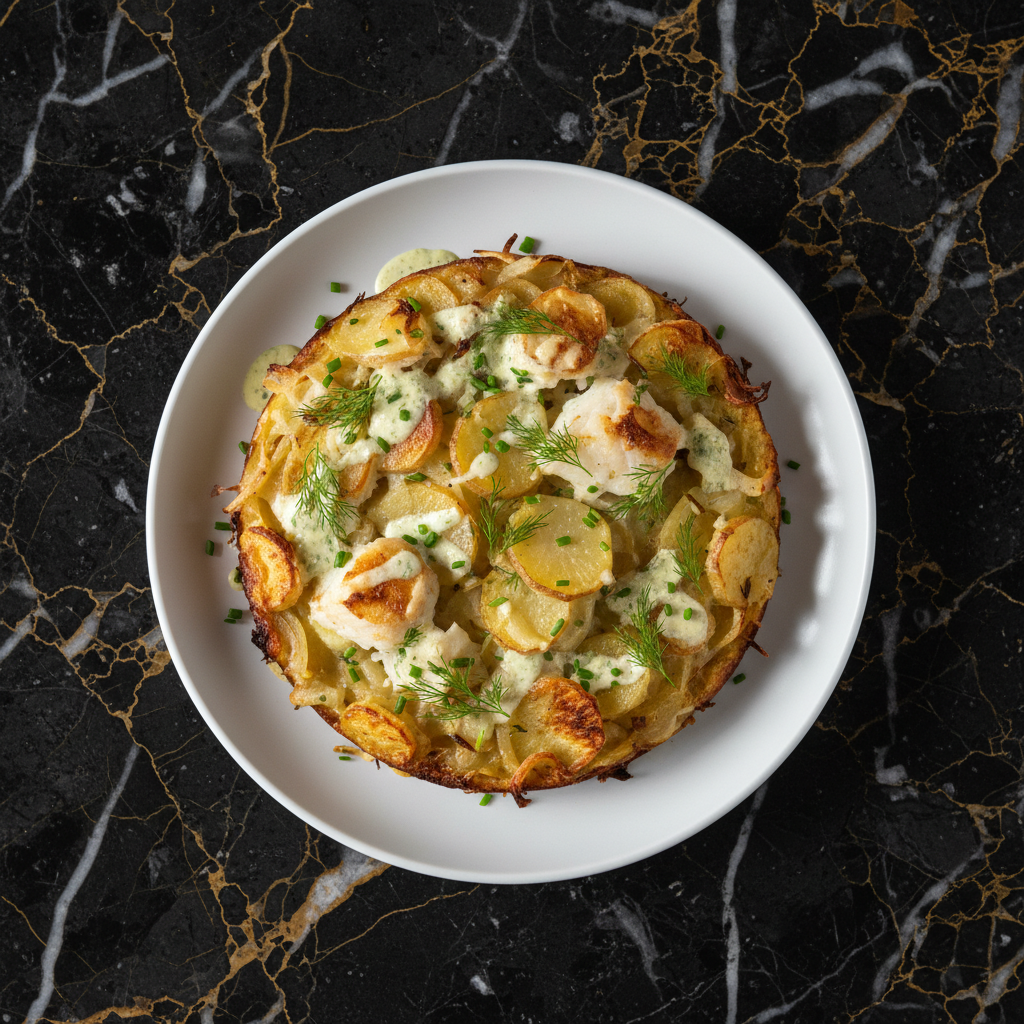 Atlantic Cod and Potato Bake