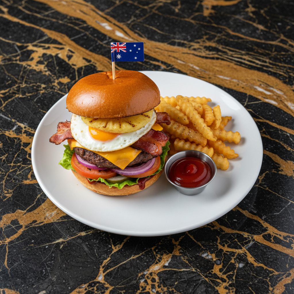 Aussie Burger with the Lot