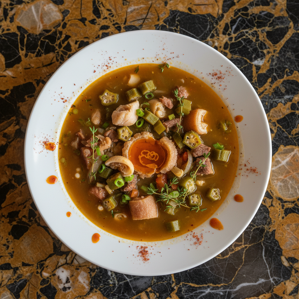Bahamian Okra Soup