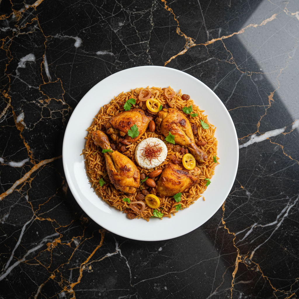 Bahraini Chicken Makhbous Style