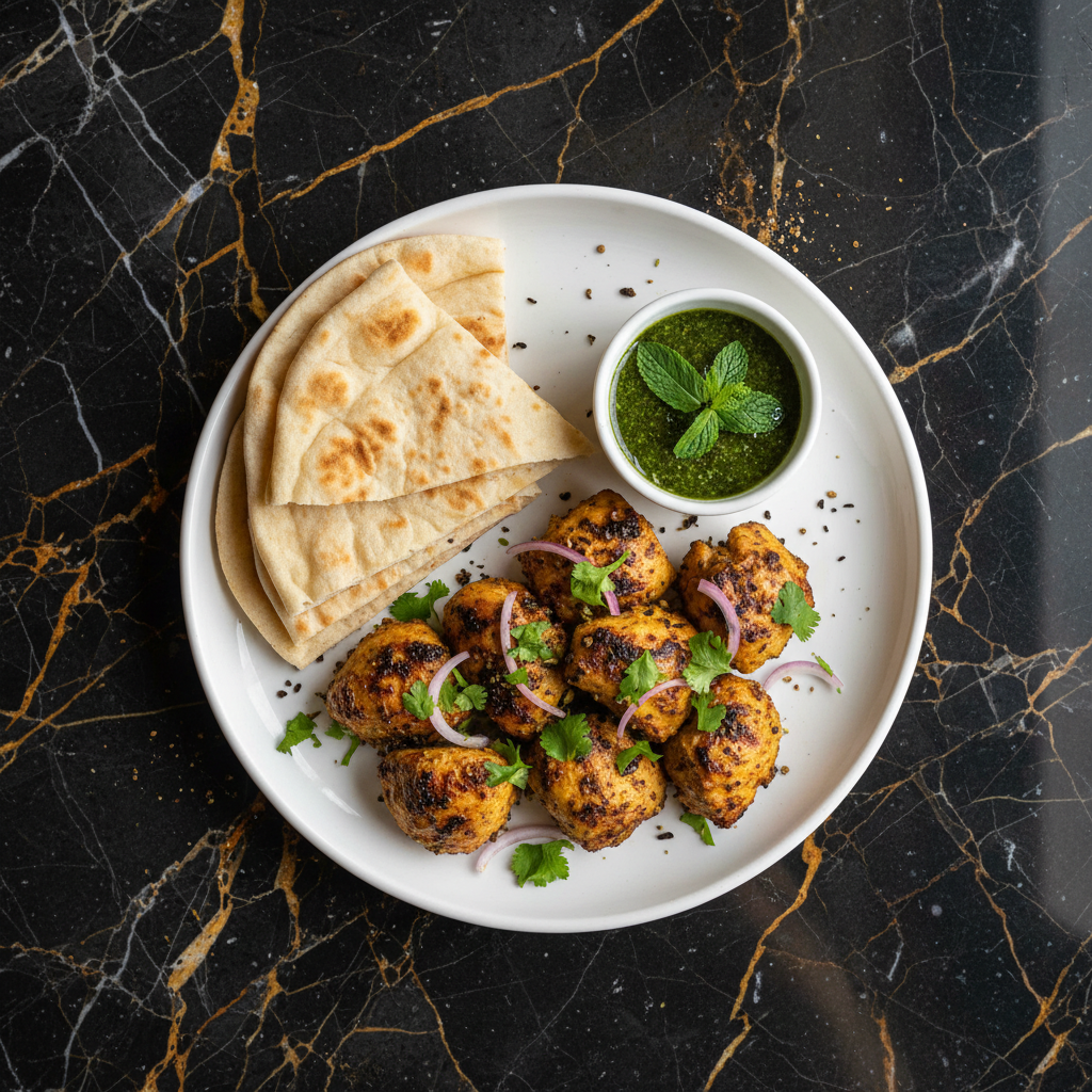 Bahraini Chicken Tikka with Black Lemon