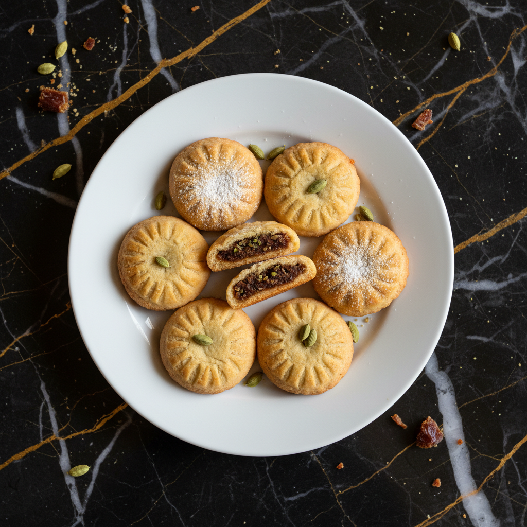 Bahraini Date and Cardamom Cookies