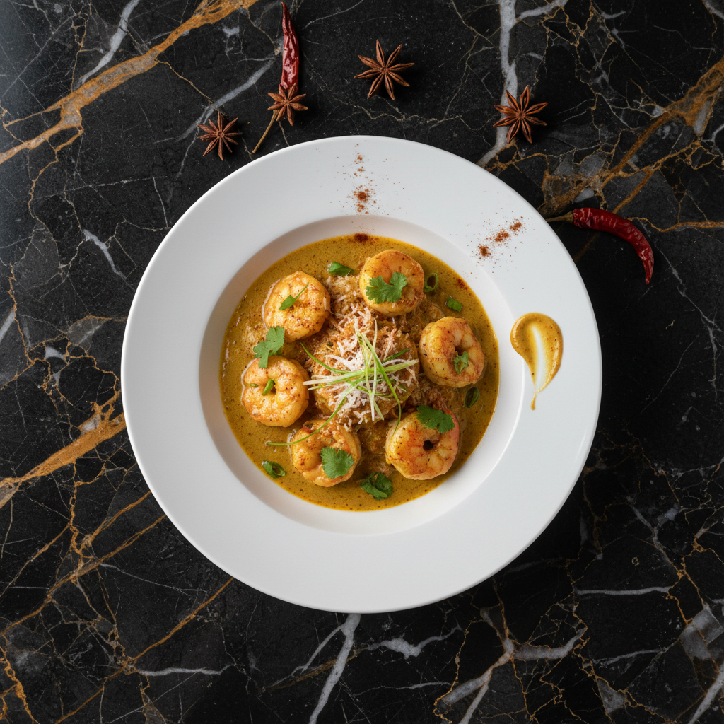 Bahraini Shrimp Makhnook