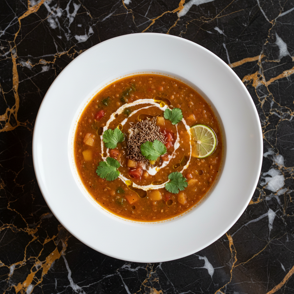 Bahraini Spiced Lentil Soup