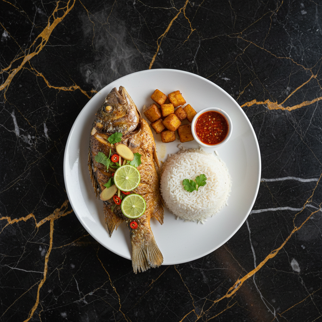 Baked Fish with Ginger and Lime