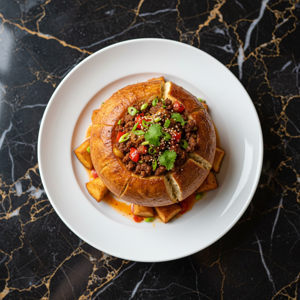 Baked Stuffed Breadfruit