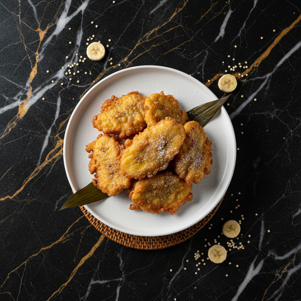 Banana and Sago Fritters