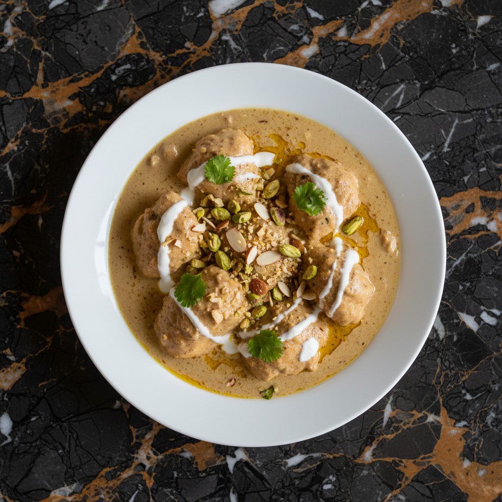 Bangladeshi Chicken Korma with Yogurt and Nuts