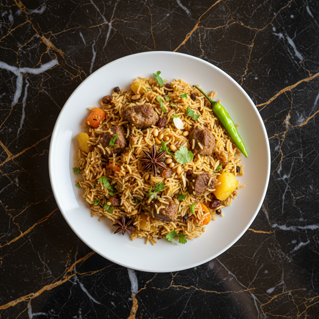 Bariis iyo Hilib Iskukaris