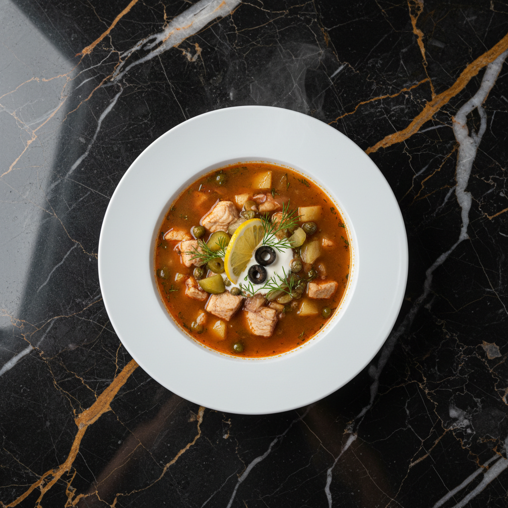 Belarusian Fish Solyanka