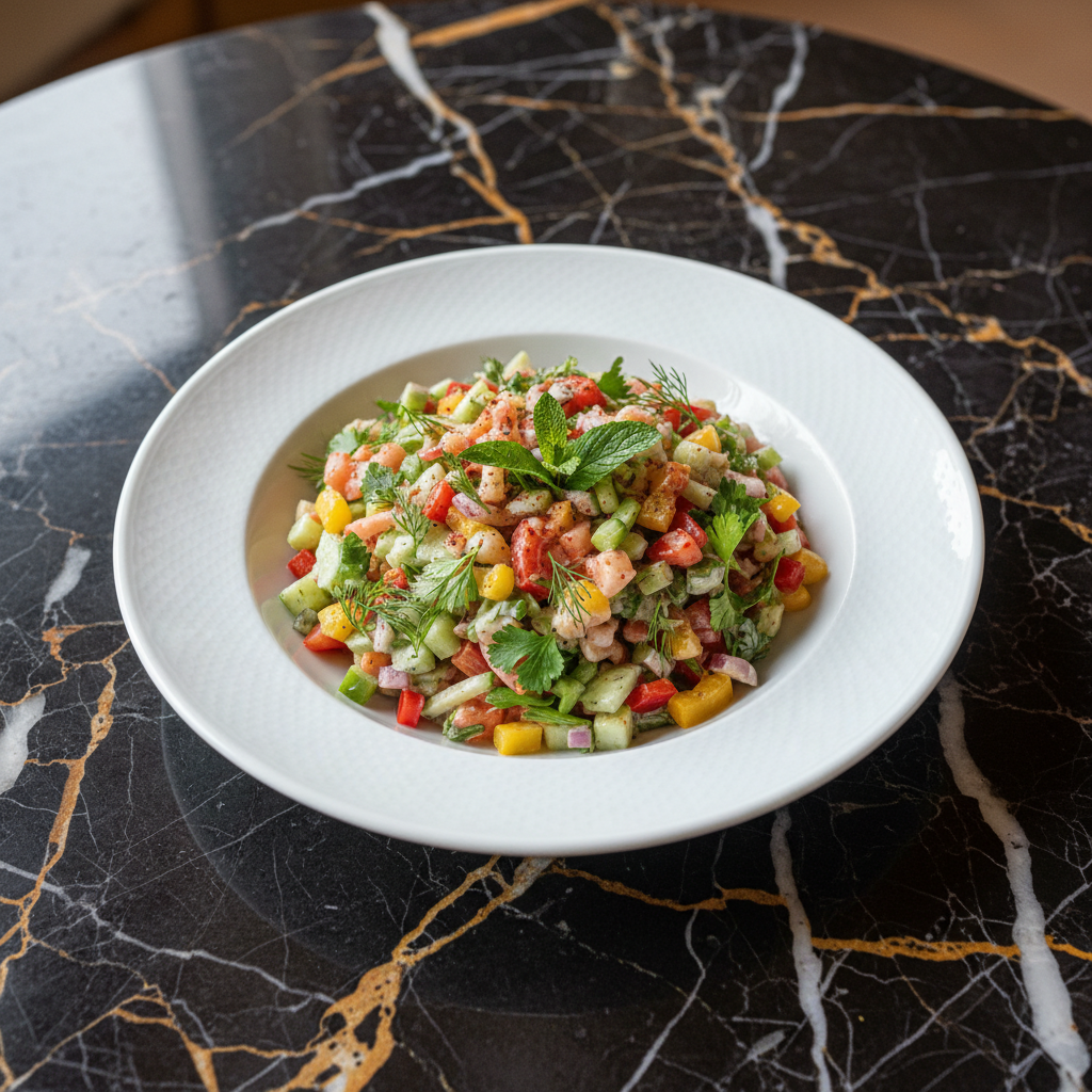 Turkmen Gopje Salad