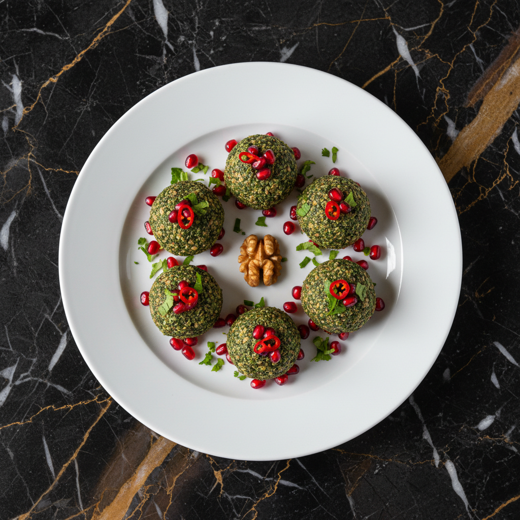 Spinach and Walnut Pkhali