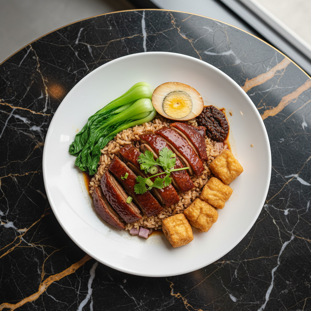 Singapore Braised Duck Rice
