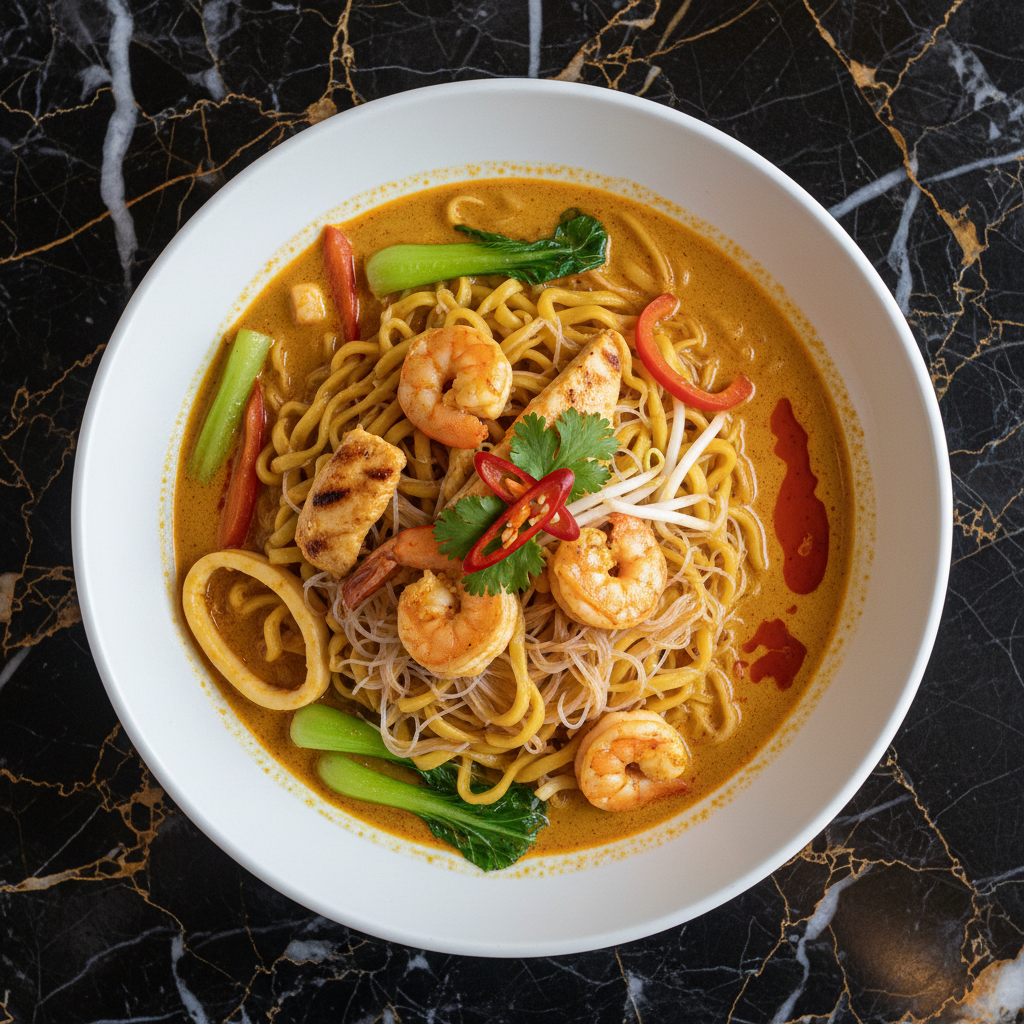 Singapore Curry Noodles