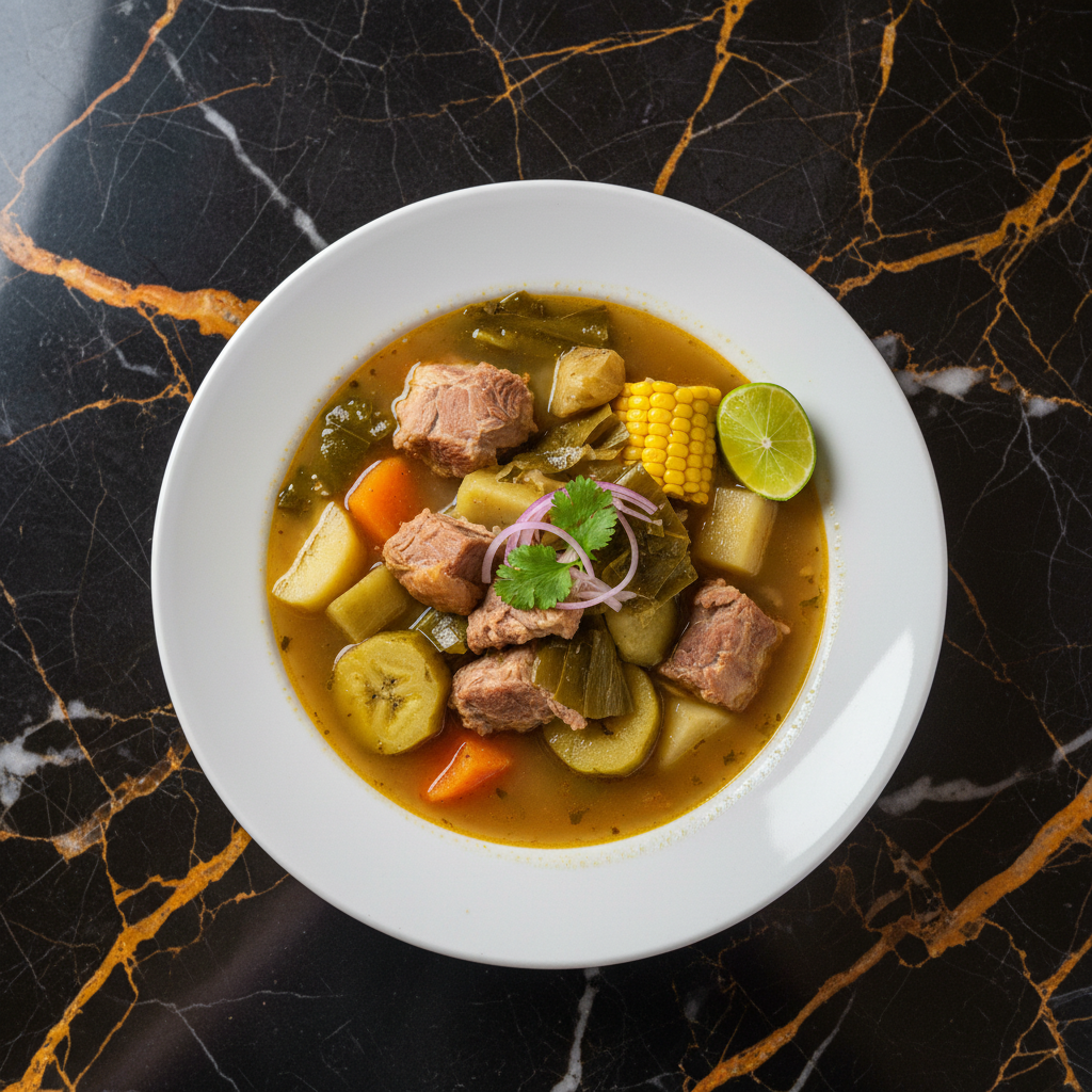Sopa de Chancho con Guineo