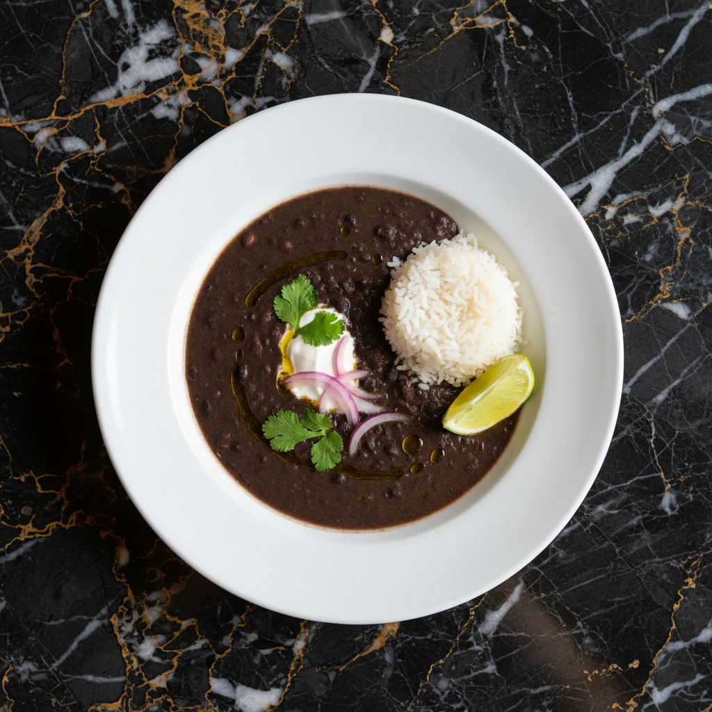 Sopa de Frijol Negro