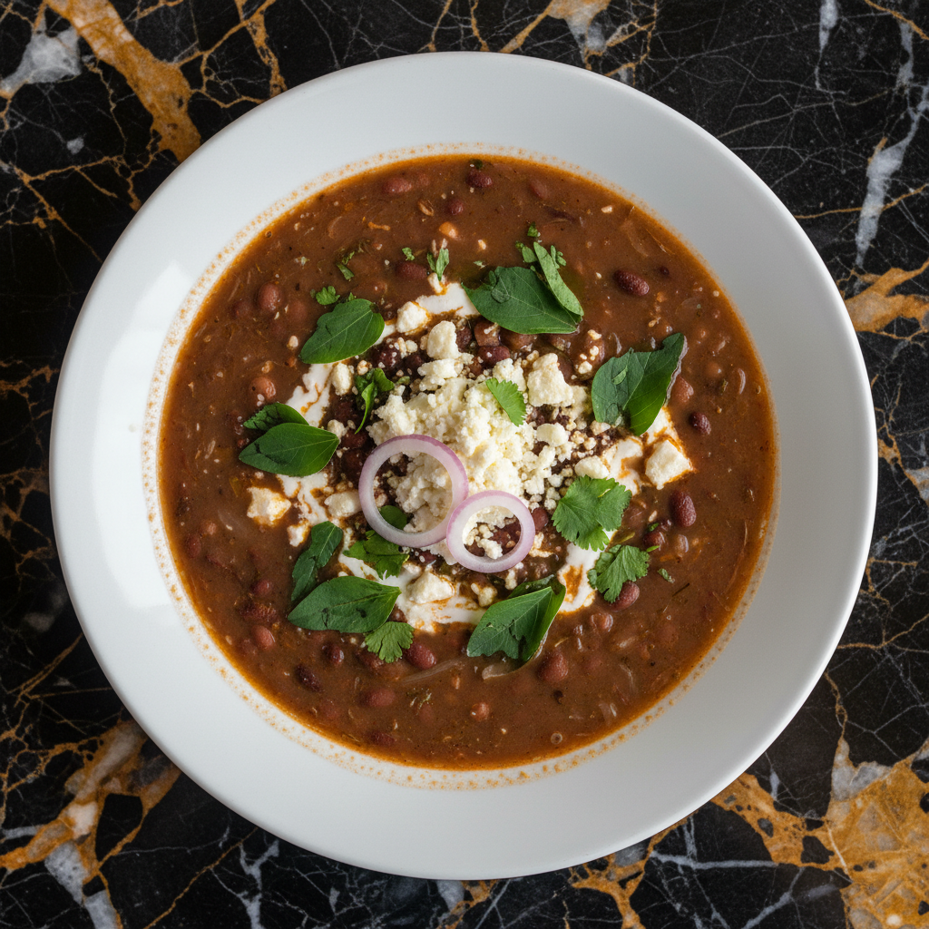 Sopa de Frijoles con Chipilín