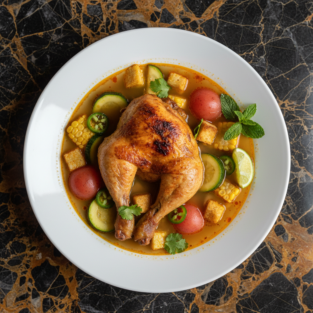 Sopa de Gallina Indiana