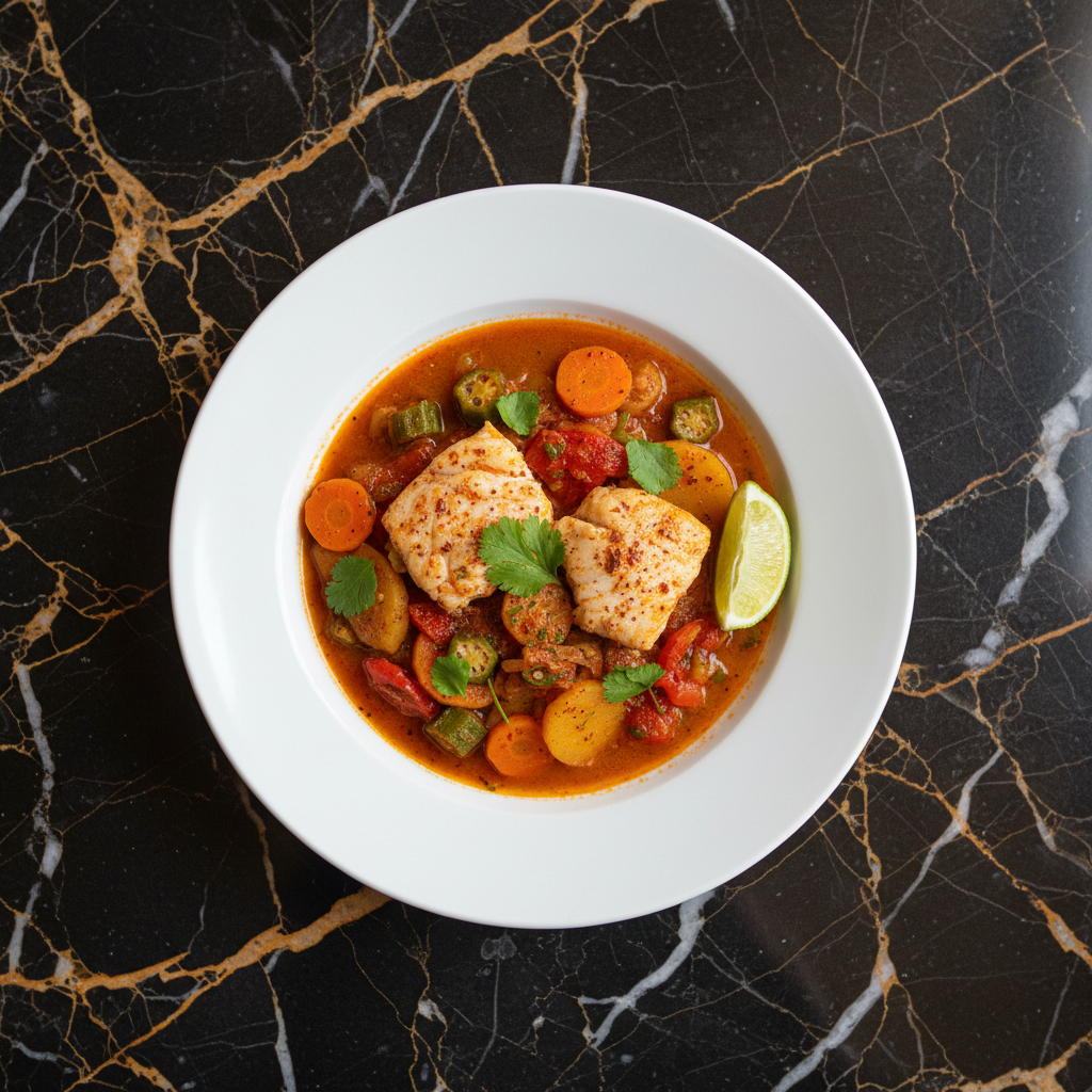 Sopa de Peixe Senegalesa