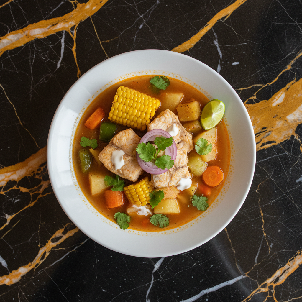 Sopa de Pescado con Verduras