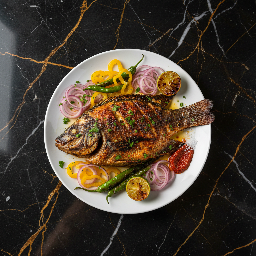 Spicy Malian Grilled Fish