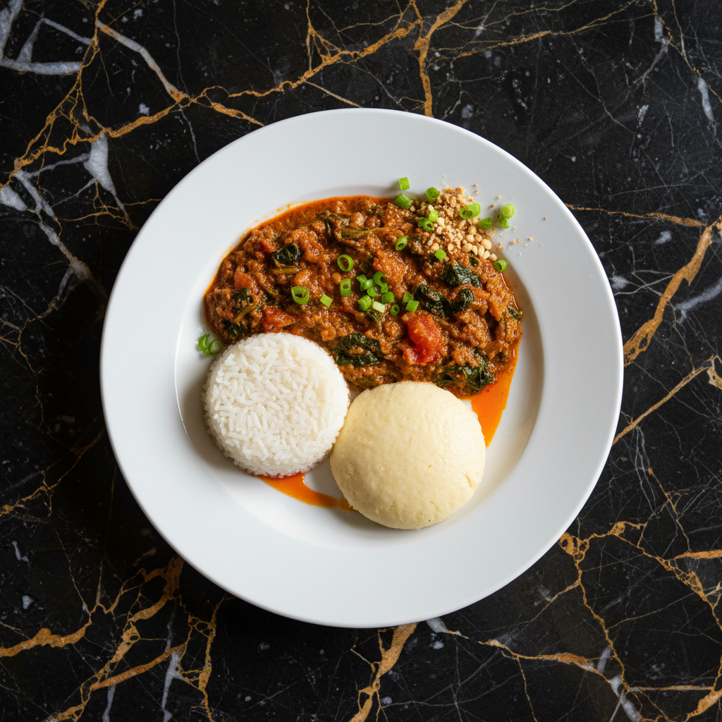 Spinach and Peanut Stew