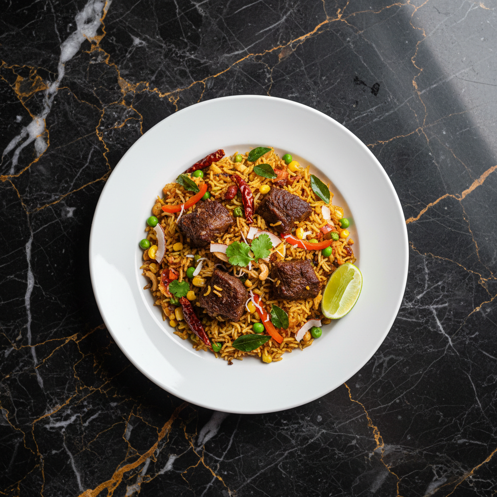Sri Lankan Beef Paella