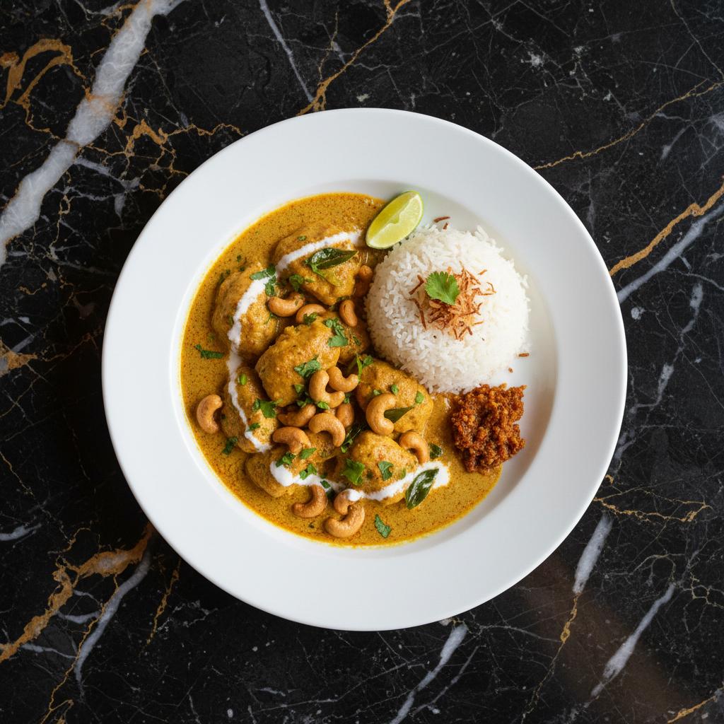 Sri Lankan Chicken Curry with Cashews