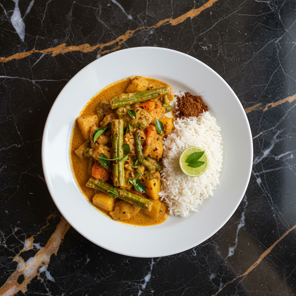 Sri Lankan Drumstick and Vegetable Curry