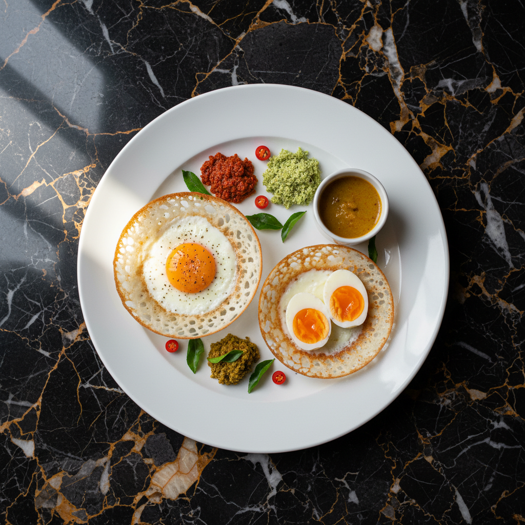 Sri Lankan Egg Hoppers