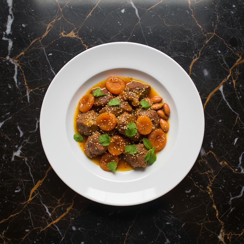 Sudanese Lamb Tagine with Apricots