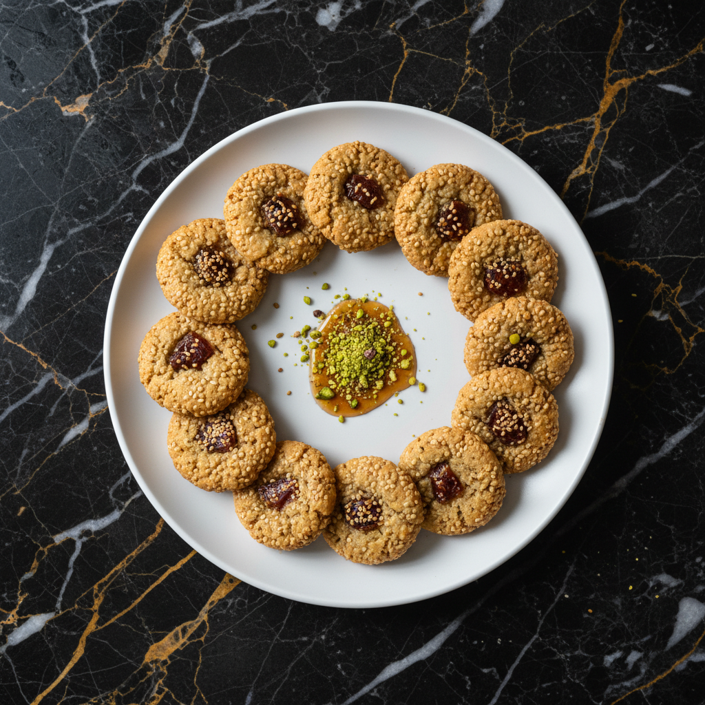 Tahini Date Cookies