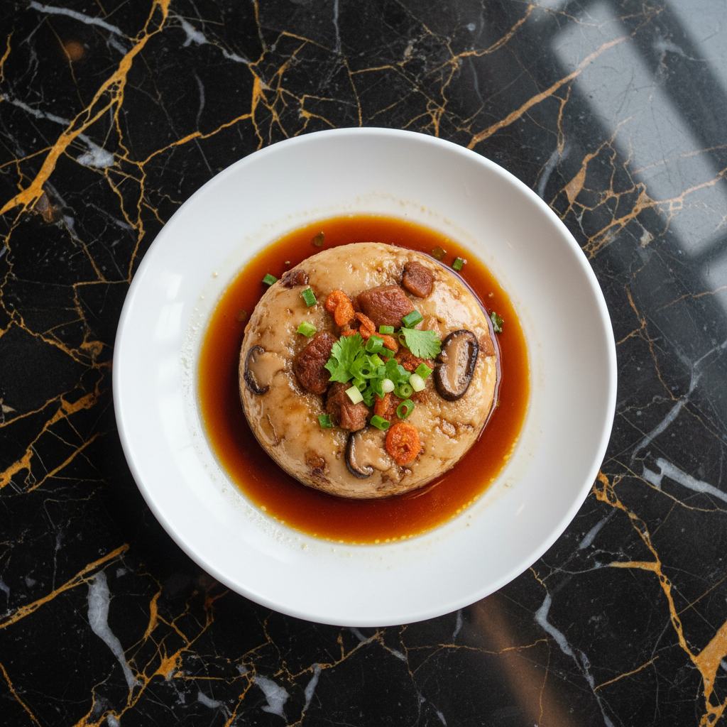 Taiwanese Savory Rice Pudding