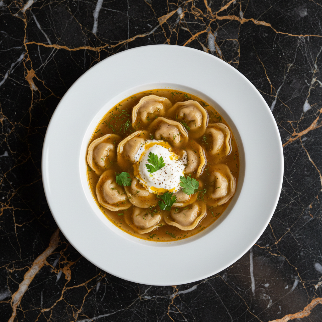 Turkmen Chuchvara Soup