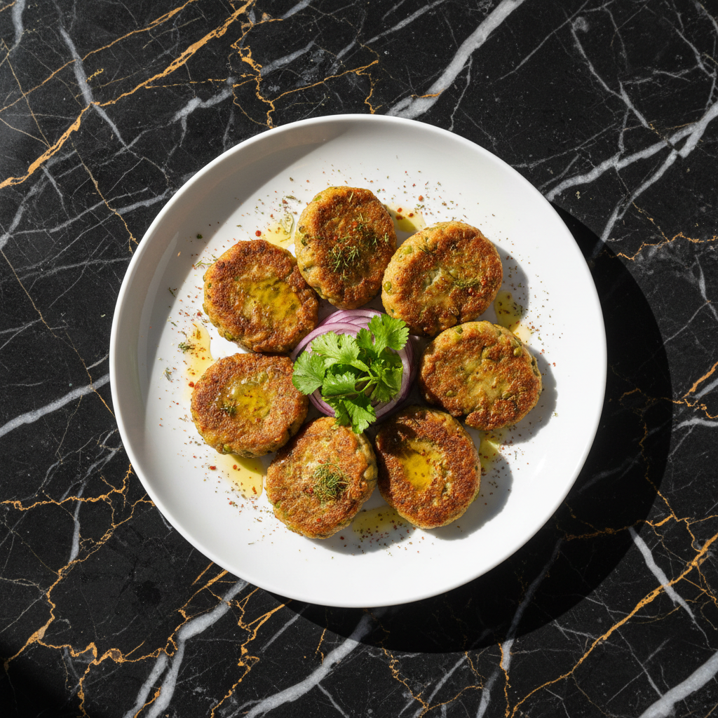 Turkmen Rice and Lentil Patties